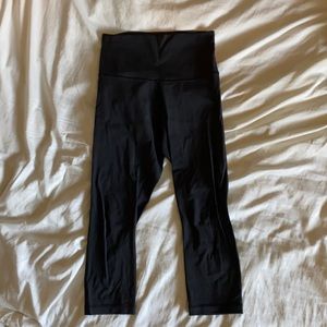 High waisted Lululemon capris- size 6